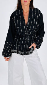 Caban lino cotone azteco