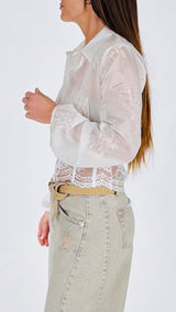 Camicia ricami bustino pizzo H.