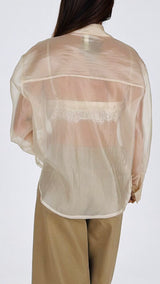 Camicia organza+bralette T.