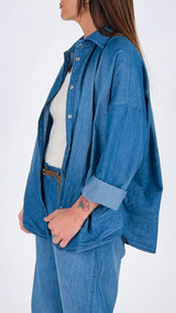 Camicia over chambray H.