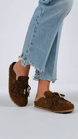 Sabot linguetta frange