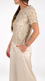 T-shirt paillettes opaca T.