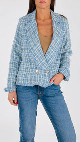 Giacca chanel stuoia lurex H.