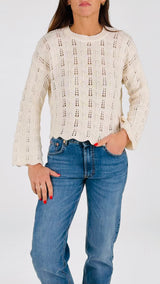 Pull traforo smerlato You