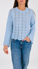 Pull traforo smerlato You