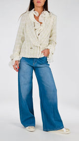 Giacca chanel stuoia lurex H.