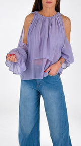 Camicia organza cut out You