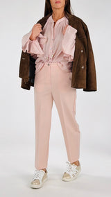 Camicia mussola ricami paillettes T.