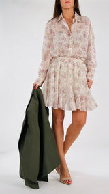 Abito organza provenzale T.