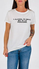 T- shirt l' alcool fa male Vic