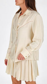 Camicia twill stropicciata H