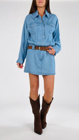 Abito chambray viscosa H.