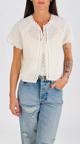 Cardiganino traforo Vic.