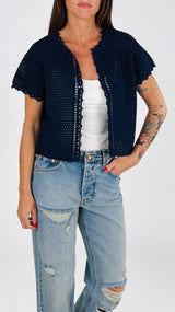 Cardiganino traforo Vic.