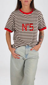 T-shirt n 5 righe T.