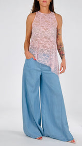 Top asimmetrico pizzo H.