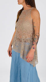 Top asimmetrico pizzo H.