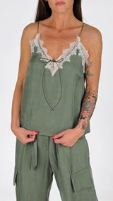 Top lingerie pizzo cupro H.