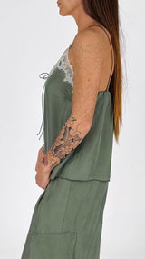 Top lingerie pizzo cupro H.