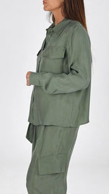 Camicia cupro pattine H.
