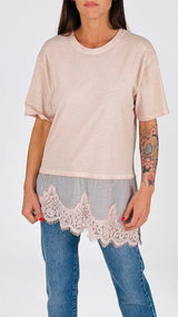 T shirt pizzo maltinta Twin