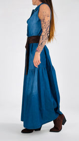 Chemisier smanicato chambray H.