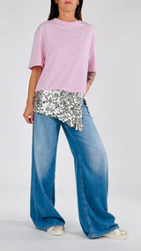 T-shirt balza paillettes T.