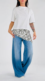 T-shirt balza paillettes T.