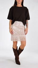 Mini frange full paillettes H.