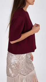 T-shirt scatolina spallina