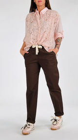 Pantalone popeline coulisse Vic.