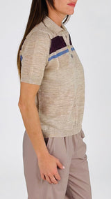 Polo lino riga Vic.