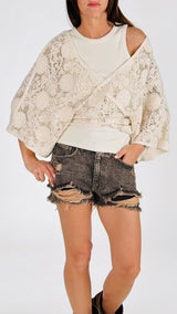 Kimono corto rete cornely H.
