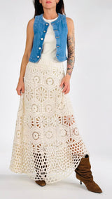 Gonna lunga crochet H.