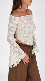 Shiffer pizzo manica calla H.