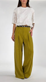 Pantalone palazzo cupro Vic.
