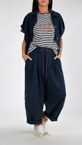 Pantalone viscosa lavata Vic.
