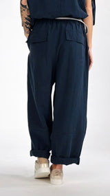 Pantalone viscosa lavata Vic.