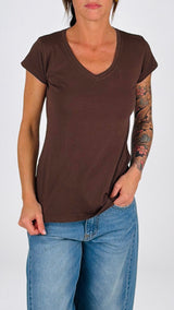 T-shirt V fiammata