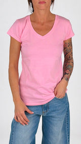 T-shirt V fiammata