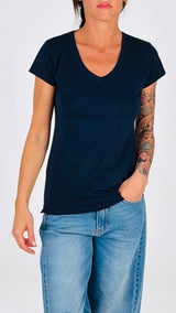 T-shirt V fiammata