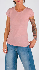 T-shirt lino melange