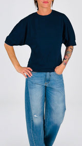 T-shirt manica pipistrello H.