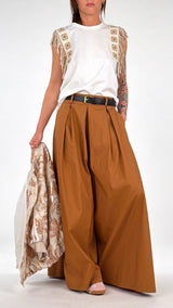 Pantalone palazzo crock H.