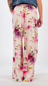 Pantalone f. fiori H.