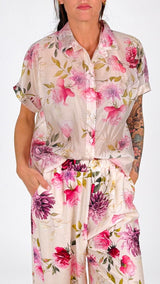 Camicia f. fiori H.