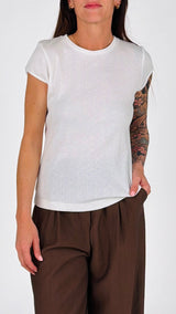 T-shirt aletta cotone operato T.