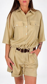Camicia lino coulisse H.