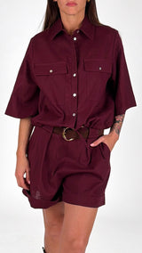 Camicia lino coulisse H.