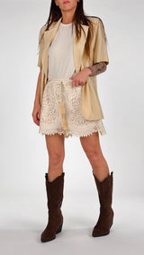 Short crochet smerlato H.